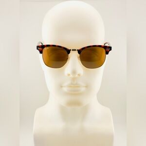 Ray-Ban ClubMaster Sunglasses RB3016 Polished Havana frame B15 Brown Lenses New!